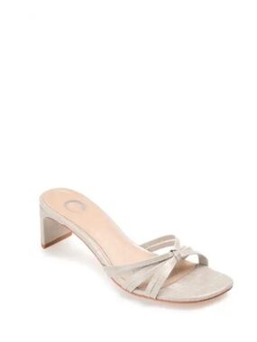 Karina Croc Embossed Sandal